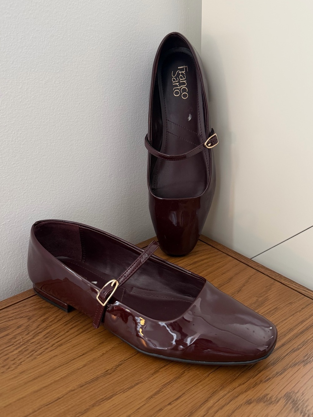 Franco Sarto Tinsley Patent Mary Jane Flats